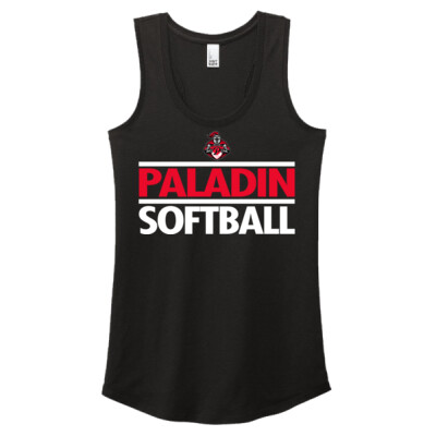 Softball Women's Triblend Racerback Tank Top  Thumbnail