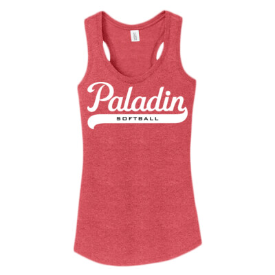 Softball Women's Triblend Racerback Tank Top  Thumbnail