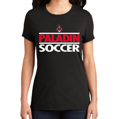 Soccer Women's Triblend Shirt - Black Thumbnail
