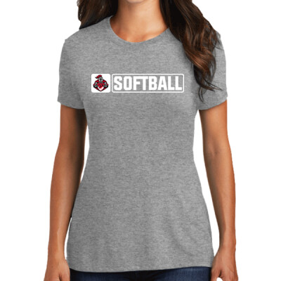 Softball Women's Triblend Shirt  - Horiz Softball Thumbnail