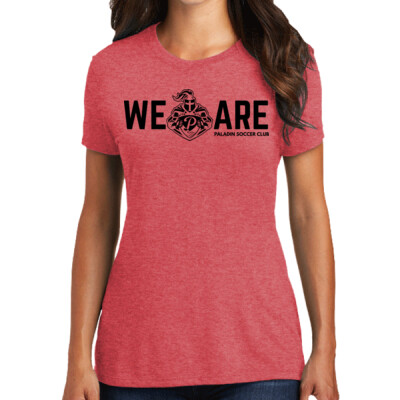 Ladies Paladin Soccer Tee - "We Are" in Black Thumbnail