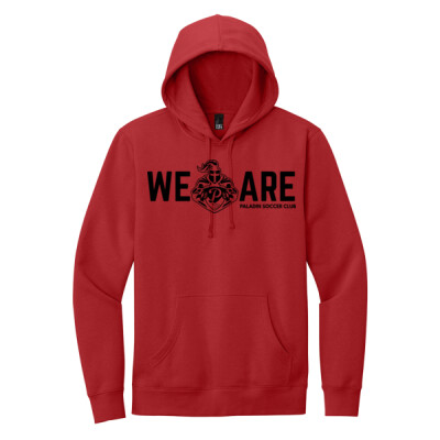 Adult Paladin Soccer District V.I.T. Fleece Hoodie - "We Are" in Black Thumbnail