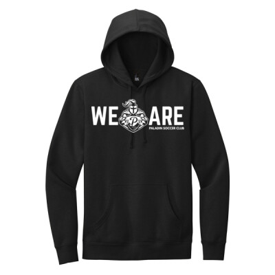 Adult Paladin Soccer District V.I.T. Fleece Hoodie - "We Are" in White Thumbnail