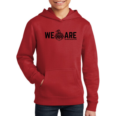 Youth Soccer District V.I.T. Fleece Hoodie - "We Are" in Black Thumbnail