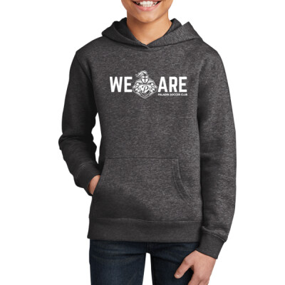 Youth Soccer District V.I.T. Fleece Hoodie - "We Are" in White Thumbnail