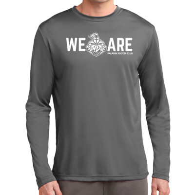 Soccer Unisex Drifit Long Sleeve - "We Are" in White Thumbnail