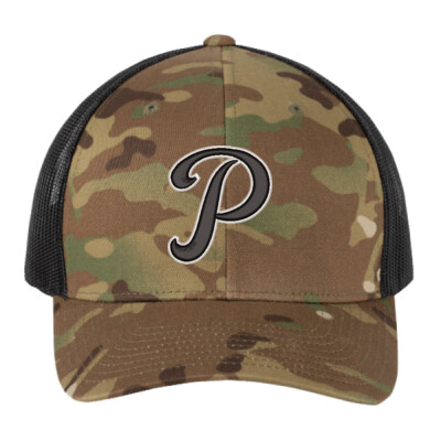 YP Classics Retro Trucker Cap - 3D embroidered P Thumbnail