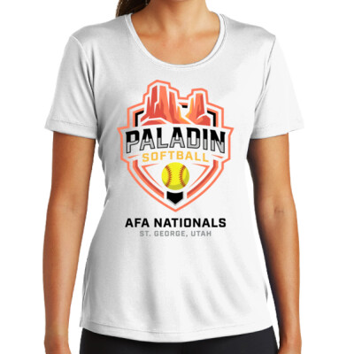 Ladies AFA Nationals 2026 Drifit Shirt - LADIES White Thumbnail