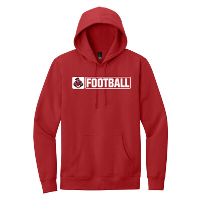 Adult Unisex Fleece Hoodie - Horiz Football Thumbnail